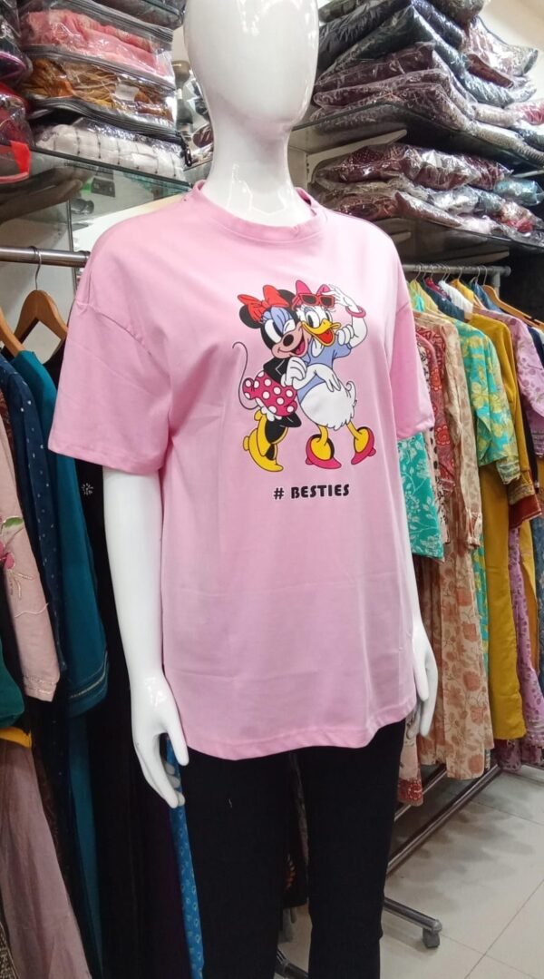 Cartoon Print T-Shirt